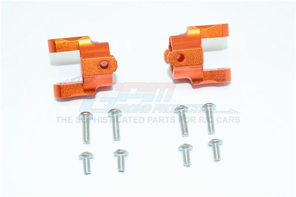 HPI Venture Toyota FJ Cruiser Aluminum Front C Hubs - 1Pr Set Orange