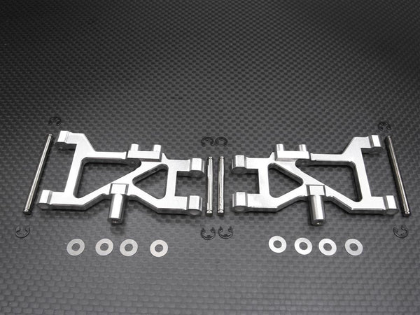 Tamiya Wild Dagger Aluminum Front Arm Set - 1Pr Silver