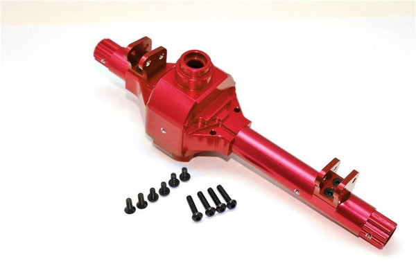 Axial Wraith & Axial Yeti Aluminum Front/Rear Axle Housing - 1 Set Red