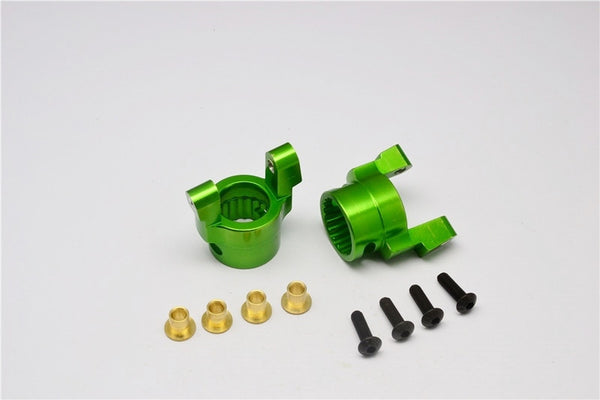 Axial Wraith & RR10 Bomber Aluminum Front C-Hub - 1Pr Green