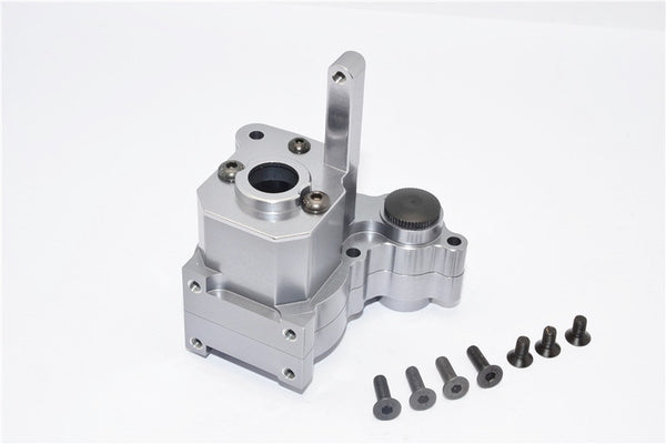 Axial Wraith & Wraith Spawn Aluminum Center Transmission Case - 3Pcs Set Gray Silver