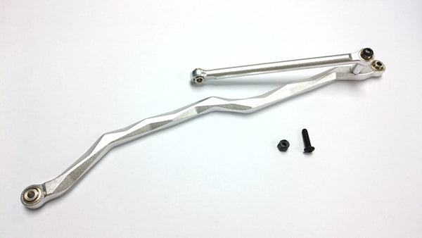 Axial Wraith & RR10 Bomber Aluminum Steering Link - 2Pcs Set Silver