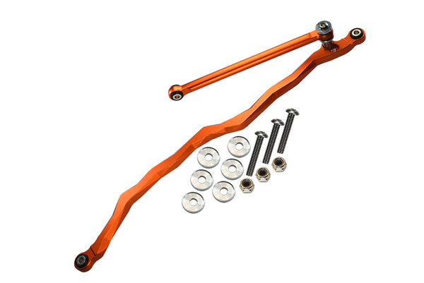 Axial Wraith & RR10 Bomber Aluminum Steering Link - 2Pcs Set Orange