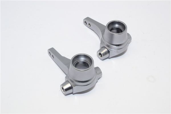 Tamiya WR02C Aluminum Front Knuckle Arm - 1Pr Set Gray Silver