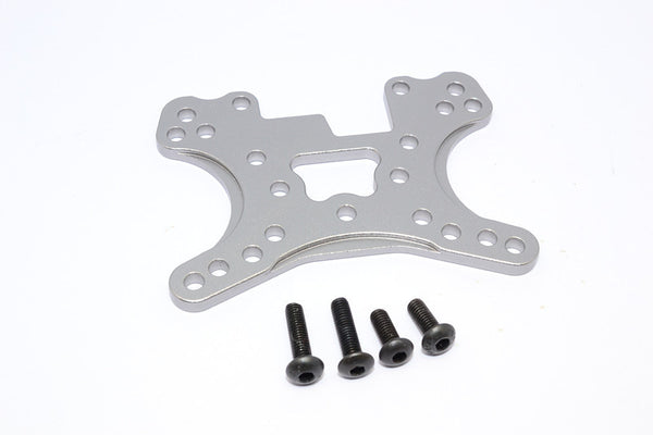 HPI WR8 Flux Aluminum Front/Rear Shock Tower - 1Pc Set Gray Silver