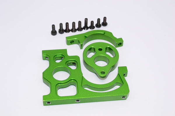 HPI WR8 Flux Aluminum Motorhalter - 3 Pcs Set Green