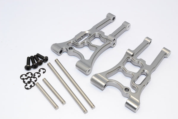 HPI WR8 Flux Aluminum Front Suspension Arm - 1Pr Set Gray Silver
