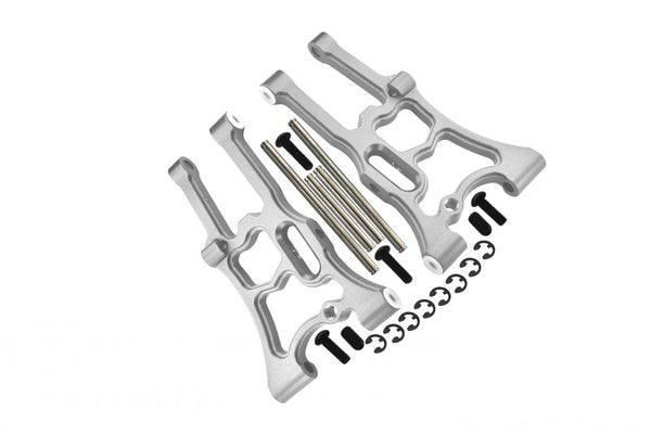 HPI WR8 Flux Aluminum Front Suspension Arm - 1Pr Set Silver