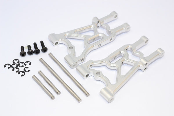 HPI WR8 Flux Aluminum Rear Suspension Arm - 1Pr Set Silver