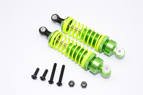 HPI WR8 Flux Aluminum Rear Adjustable Damper (75mm) - 1Pr Set Green