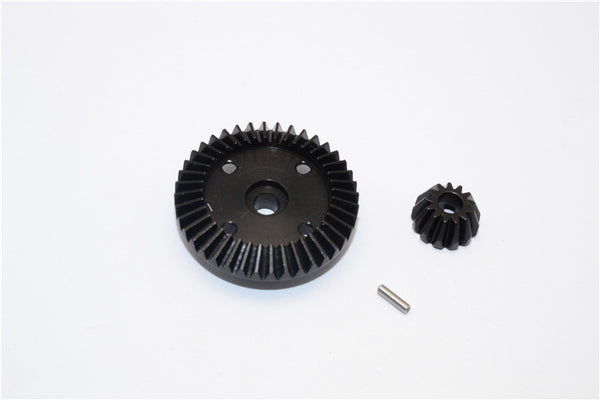 HPI WR8 Flux / Bullet MT 3.0 / Bullet ST Flux Steel#45 Diff Gears - 2Pcs Set Black