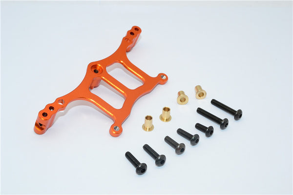 Tamiya WR02C & Wild Willy 2 Aluminum Front Shock Tower - 1Pc Set Orange
