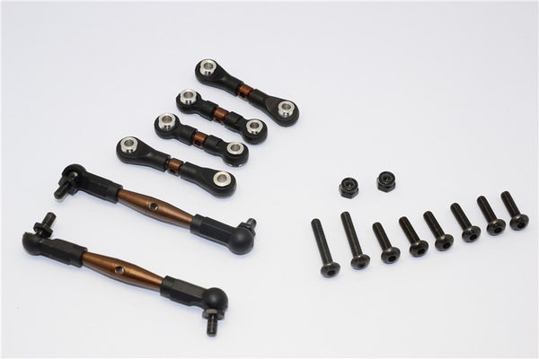 Tamiya WR02C Spring Steel Completed Anti-Thread Tie Rod - 7Pcs Set