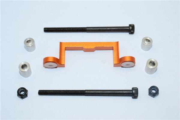 Tamiya Wild Willy 2 Aluminum Front/Rear Arm Bulk Use With GPM#WW2055/WW2056 Front/Rear Lower Arms - 1Pc Set Orange