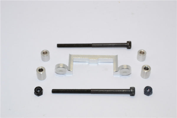 Tamiya Wild Willy 2 Aluminum Front/Rear Arm Bulk Use With GPM#WW2055/WW2056 Front/Rear Lower Arms - 1Pc Set Silver