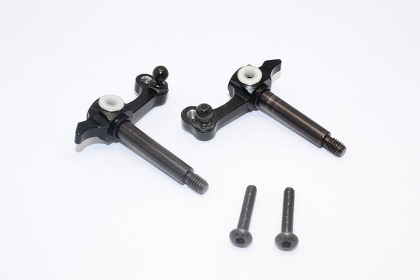 Tamiya Wild Willy 2 Aluminum Front Knuckle Arm - 1Pr Black