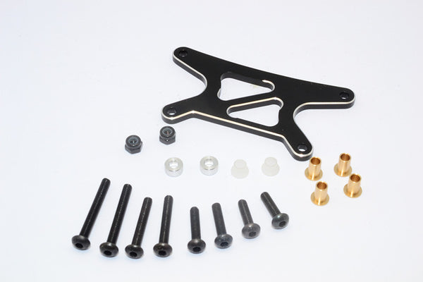 Tamiya Wild Willy 2 Aluminum Rear Shock Tower - 1Pc Set Black