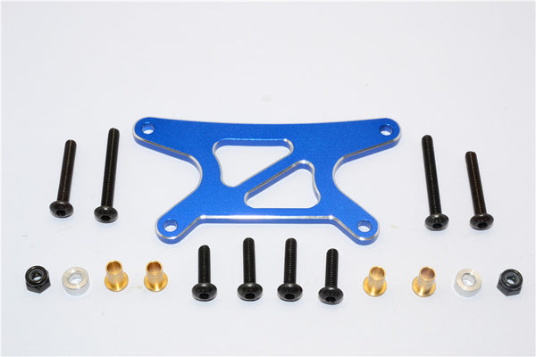 Tamiya Wild Willy 2 Aluminum Rear Shock Tower - 1Pc Set Blue