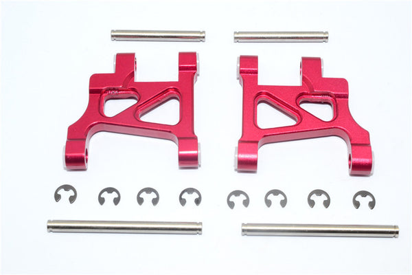 Tamiya Wild Willy 2 Aluminum Front Lower Arm - 1Pr Red