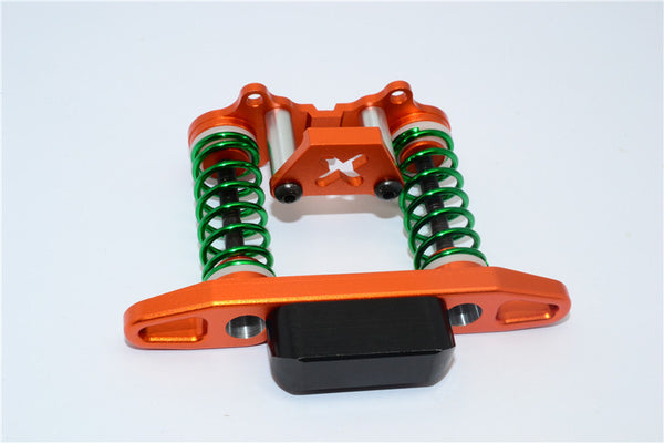 Tamiya Wild Willy 2 Aluminum Front Bumper Absorber - 1 Set Orange