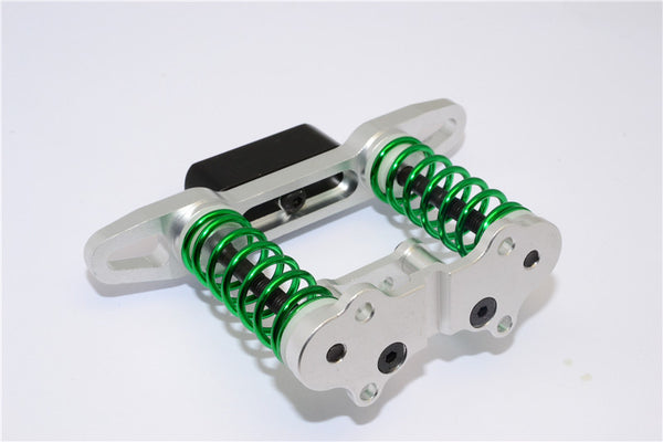 Tamiya Wild Willy 2 Aluminum Front Bumper Absorber - 1 Set Silver