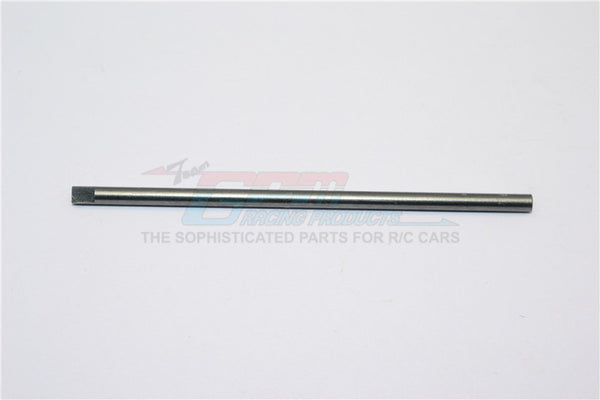 XMods Generation 1 Aluminum Center Shaft (Original Size For 2WD) - 1Pc Gray Silver