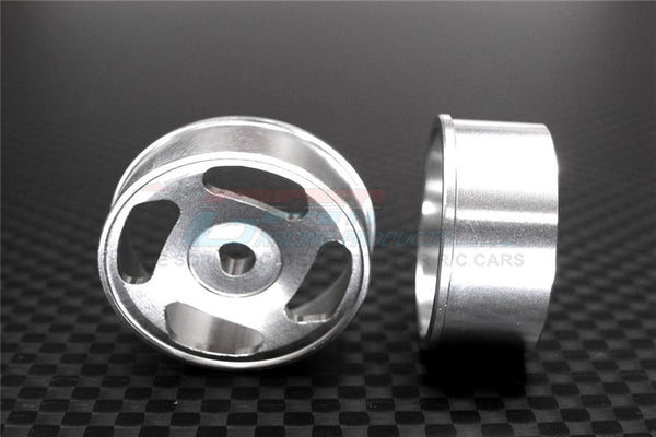 XMods Generation-1 & Evolution Touring Aluminum Front Swirl Rims (4 Poles) - 1Pr Silver