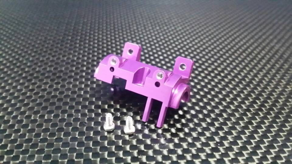 XMods Evolution Touring Aluminum Front Gear Box Front Cover With Screws - 1Pc Set Purple