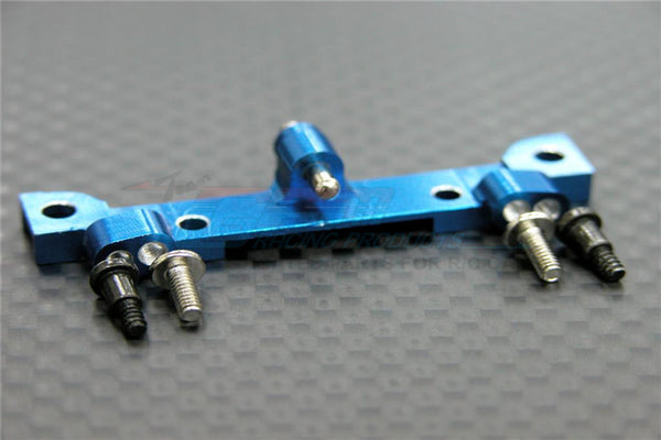 XMods Evolution Touring Aluminum Rear Shock Mount With Screws - 1Pc Set Blue