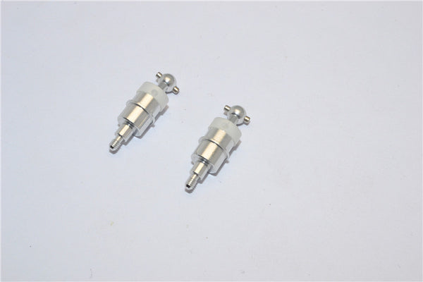 XMods Evolution Touring Aluminum Front Wheel Shaft For 2WD & 4WD - 1Pr Silver