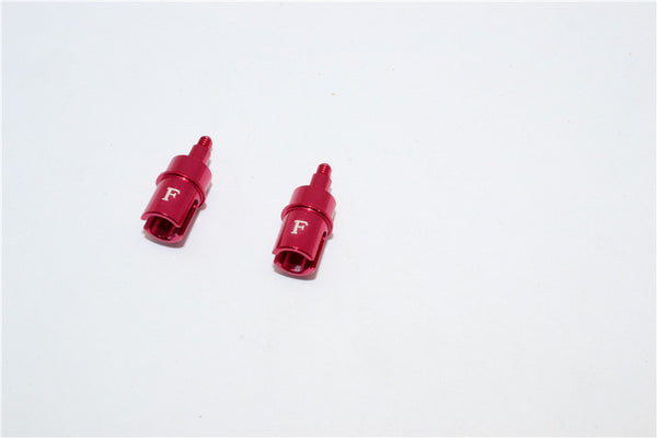 XMods Evolution Touring Aluminum Front Wheel Shaft For 2WD & 4WD - 1Pr Red