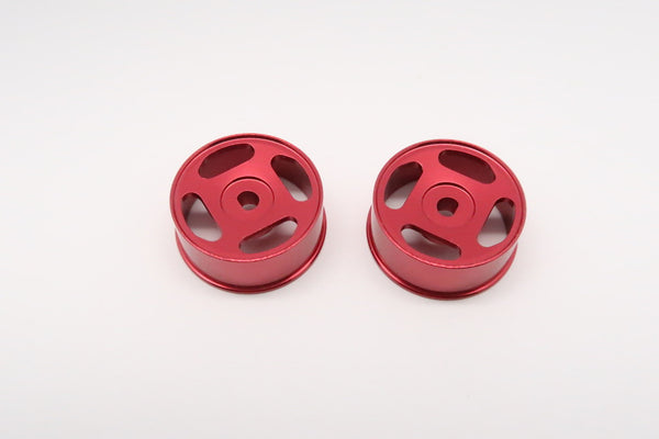 XMods Evolution Touring Aluminum Front Swirl Rims (4 Poles) For XM, XME - 1Pr Red