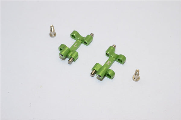 XMods Evolution Touring Aluminum Rear Lower Arm With Screws - 1Pr Set Green