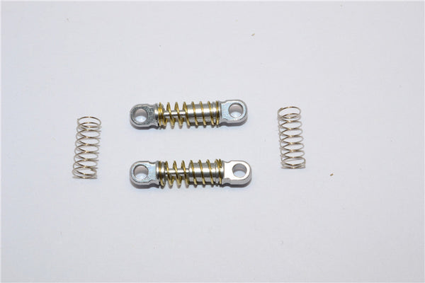 XMods Evolution Touring Aluminum Front Shock (16mm) With Springs - 1Pr Set Gray Silver