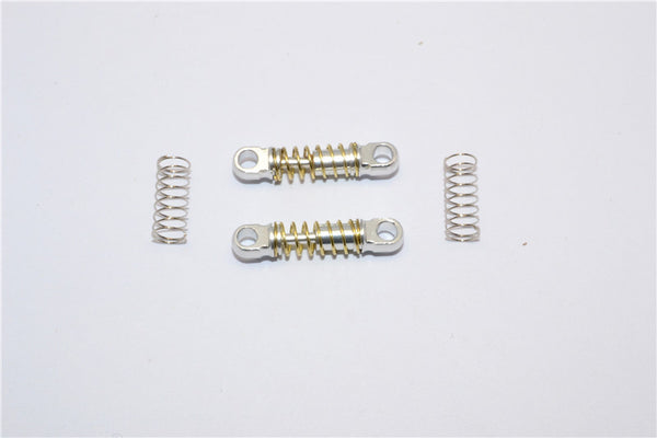 XMods Evolution Touring Aluminum Front Shock (16mm) With Springs - 1Pr Set Silver