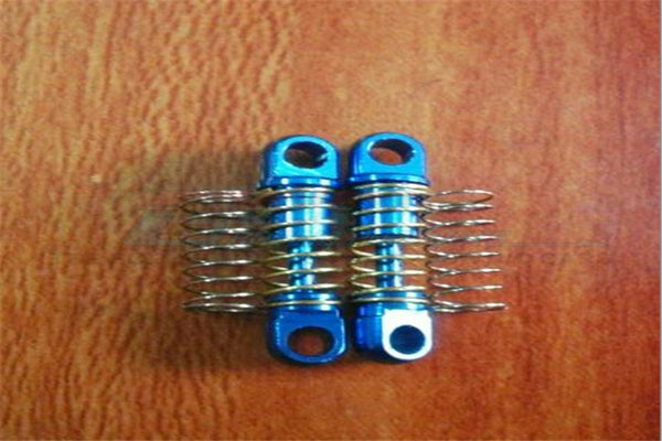 XMods Evolution Touring Aluminum Rear Shock (16mm) With Springs - 1Pr Set Blue