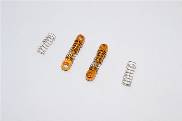 XMods Evolution Touring Aluminum Rear Shock (16mm) With Springs - 1Pr Set Gold