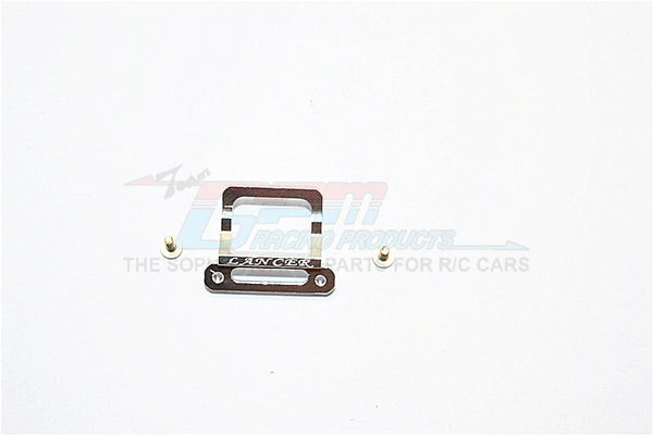 XMods Evolution Touring Aluminum Front Body Lock Plate With Screws (For Lancer) - 1Pc Set Silver