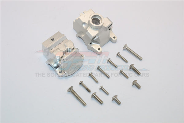 Traxxas XO-01 Supercar / Deegan 38 Fiesta ST Rally Aluminum Front Gear Box - 2Pcs Set Silver