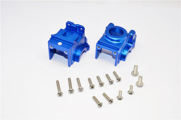 Traxxas XO-01 Supercar / Deegan 38 Fiesta ST Rally Alumimium Rear Differential Case - 1 Set Blue