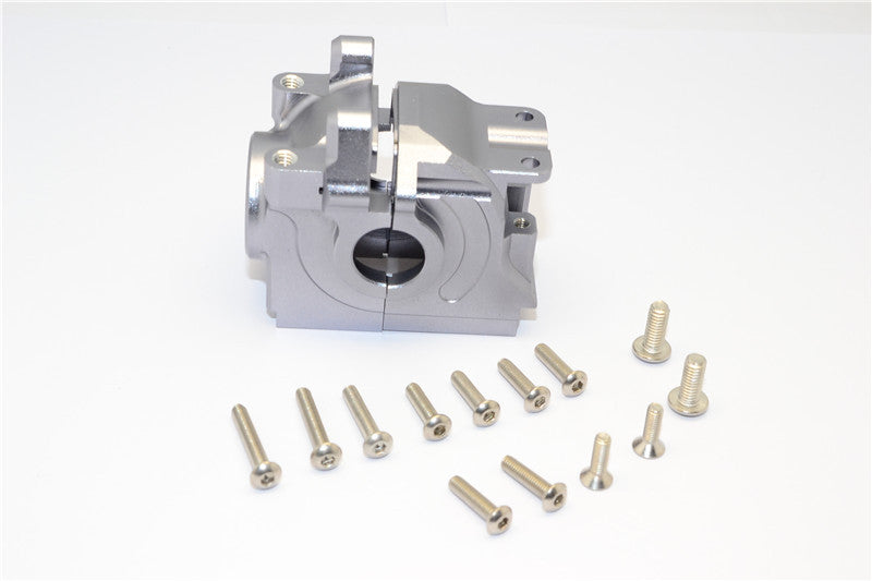 Traxxas XO-01 Supercar / Deegan 38 Fiesta ST Rally Alumimium Rear Differential Case - 1 Set Gray Silver