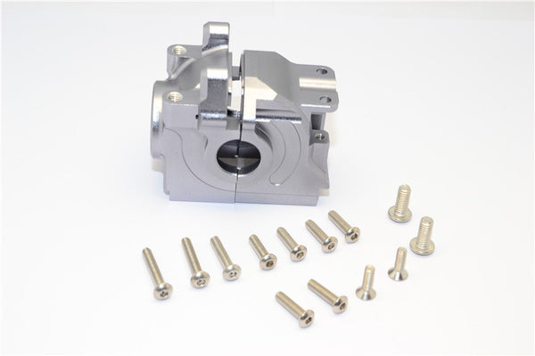 Traxxas XO-01 Supercar / Deegan 38 Fiesta ST Rally Alumimium Rear Differential Case - 1 Set Gray Silver
