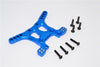 Traxxas XO-01 Supercar Aluminum Rear Adjustable Shock Tower - 1Pc Set Blue