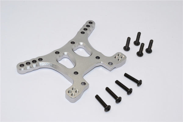 Traxxas XO-01 Supercar Aluminum Rear Adjustable Shock Tower - 1Pc Set Gray Silver