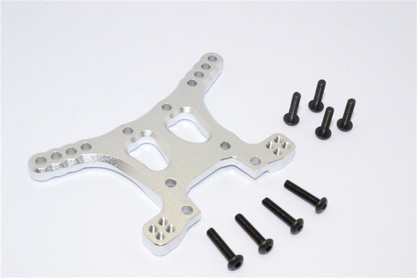 Traxxas XO-01 Supercar Aluminum Rear Adjustable Shock Tower - 1Pc Set Silver