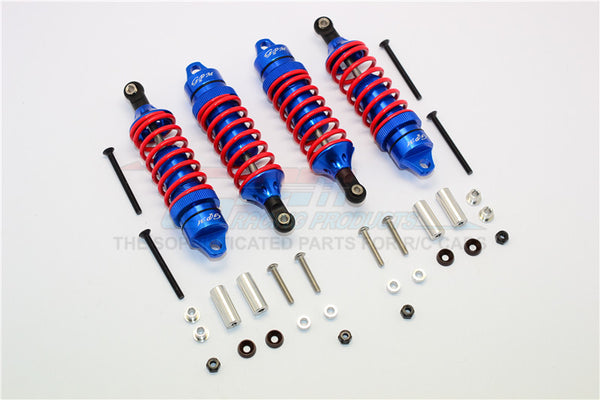 Traxxas XO-01 Supercar Aluminum Front/Rear Adjustable Spring Damper - 2Pr Set Blue