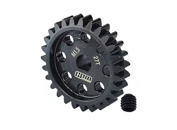 40Cr Steel Motor Gear 27T For 1:5 Traxxas X Maxx 6S / X Maxx 8S / XRT 8S Monster Truck Upgrades