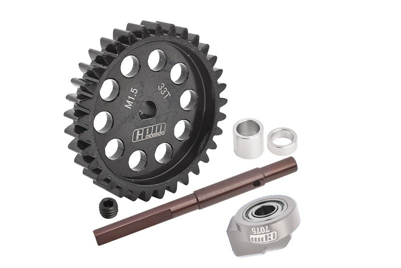 40Cr Carbon Steel M1.5 Spur Gear 33T For 1:5 Traxxas X Maxx 6S / X Maxx 8S / XRT 8S Monster Truck