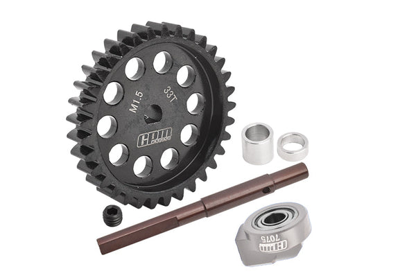 40Cr Carbon Steel M1.5 Spur Gear 33T For 1:5 Traxxas X Maxx 6S / X Maxx 8S / XRT 8S Monster Truck