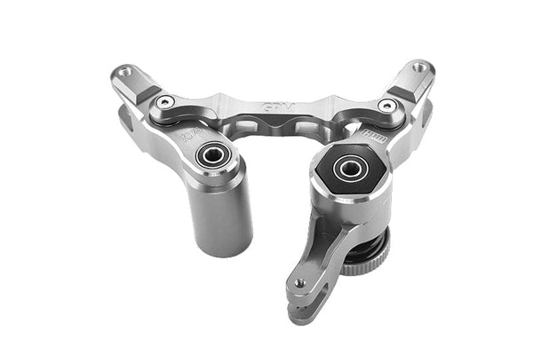 Aluminum 7075-T6 Front Steering Assembly For Traxxas 1:5 XRT 8S 78086-4 Monster Truck Upgrades - Silver
